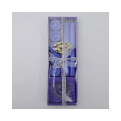 Pack of 7 - Scented Candle Purple